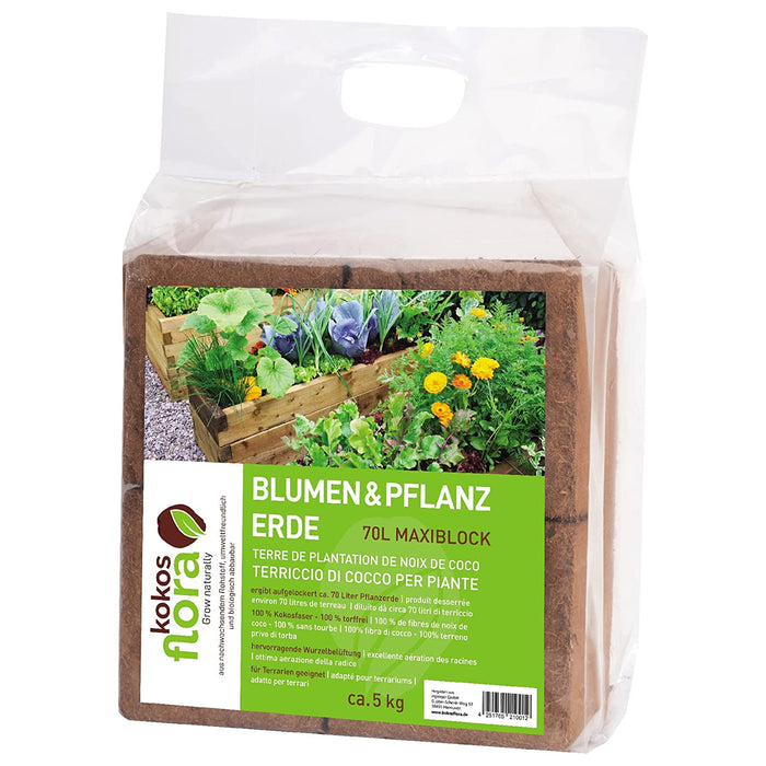 Pflanz & Blumenerde 70L Maxiblock